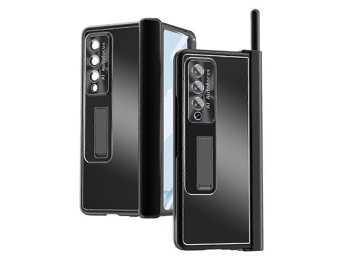 Capa Protetora De Celular À Prova De Choque Com Dobradiça Dupla De Liga De Alumínio Para Samsung Galaxy Z Fold4