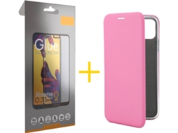Capa e Película Apple iPhone 11 Pro Max SKYHE Flip Cover 0372 Rosa