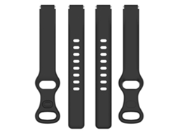 Pulseira de Silicone para Xiaomi 8/9/10, 12mm, Cor Sólida, Fecho Oito CHABERLU