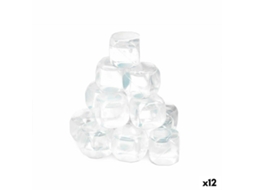 Cubos de Refrigerante Reutilizáveis Leknes Tk22008 Transparente Polietileno Água Destilada 6,5 X 16 X 6,5 Cm 18 Peças (12 Unidades)