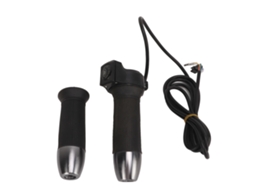 Mango do acelerador para bicicleta elétrica universal 48v com 5 cores, controle de velocidade, tela de potência