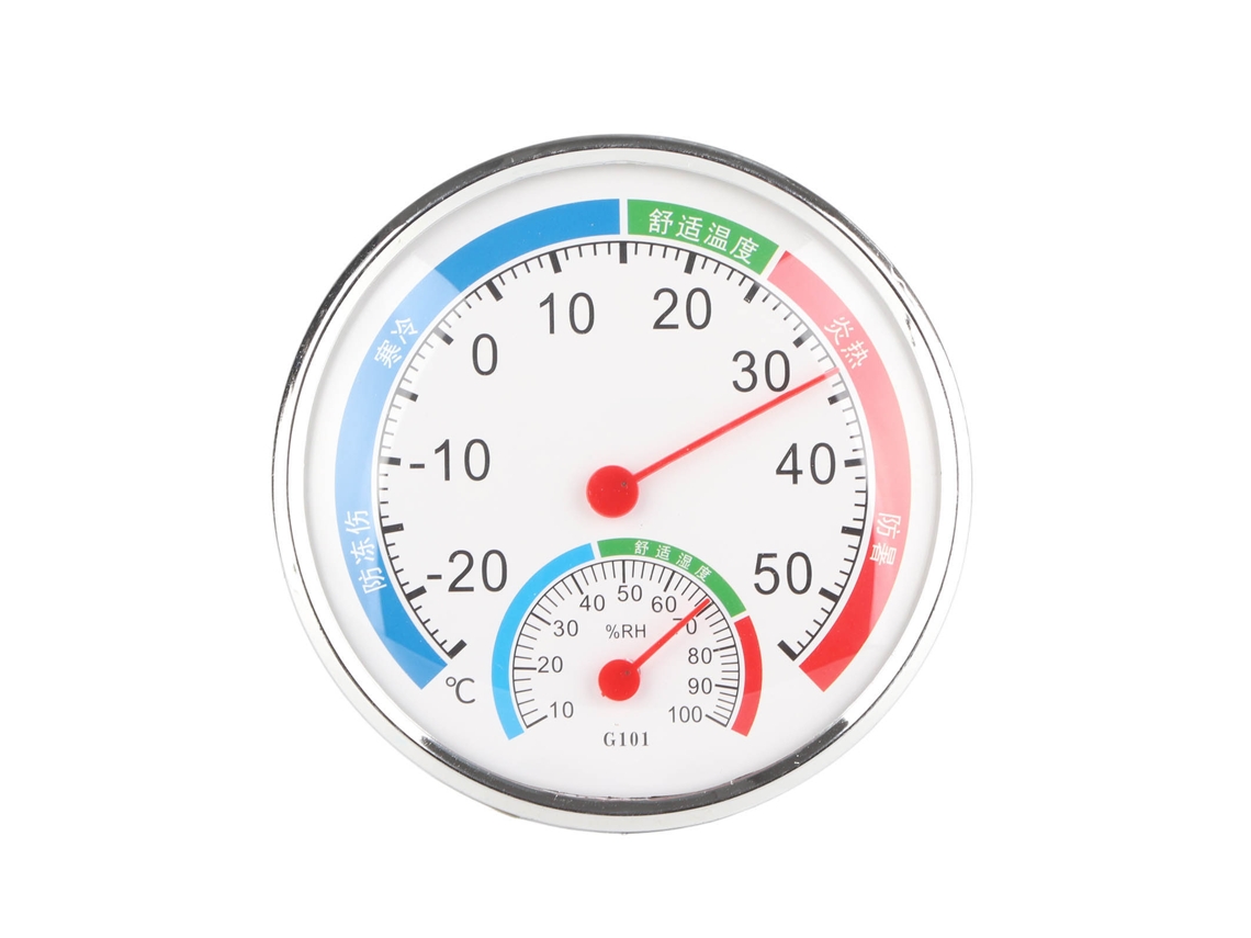 Medidor de Temperatura e Umidade G101 com Display, Detector Multifuncional