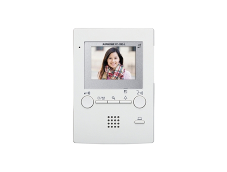 Monitor de Videiporteiro AIPHONE 3,5 Mãos Livres com Laço Magnético Aip/Gt1M3L