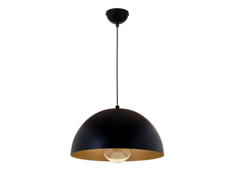 Candeeiro de Suspensão LUMIT Gaspar (Preto - E27 - 40W)