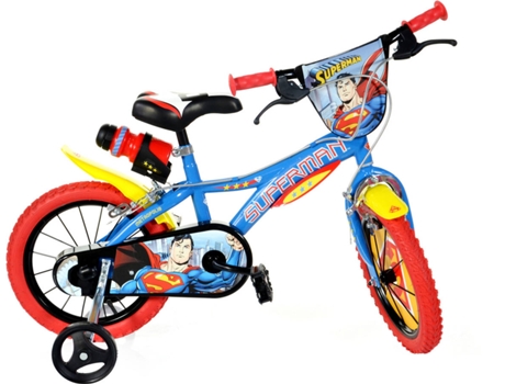 Bicicleta SUPERMAN Azul (Idade Mínima: 5 anos - 16')