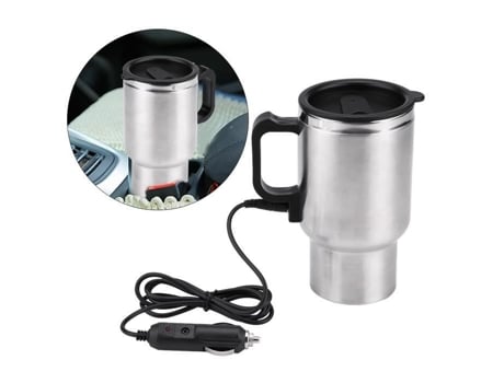 Caneca de café FAS 12V, copo de aquecimento, chaleira de água não tóxica de 450ml, acampamento de viagem de carro KN005 KEENSO