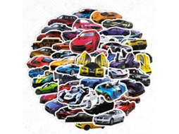 50 Adesivos Legais de Carros para Crianças MDUG (adesivos de Papel)