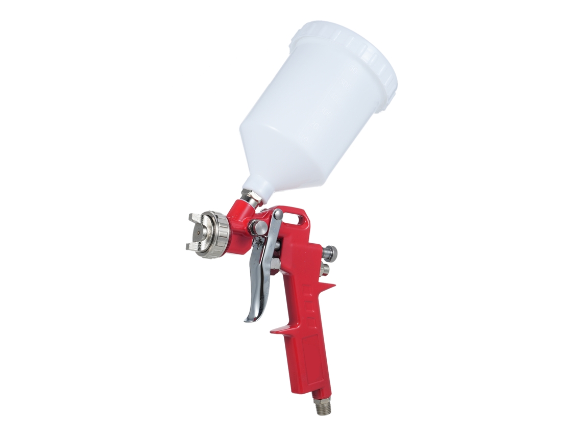 Kit de Pulverizador de Pintura com Bico 1.4mm e Copo 600ml para Parede e Automóvel | S/MARCA