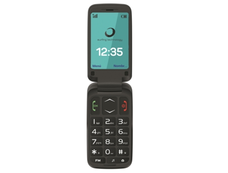 Telefone Telemóvel  BTM-5 2,4 TFT Bluetooth FM Preto