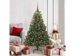 Vidaxl Árvore De Natal Artificial Com 150 Leds Verde 150 Cm Pe E Pvc
