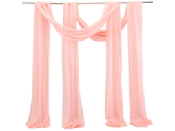 Tecido Chiffon para Decoração de Arco de Casamento
