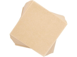 200 Pedaços De Papel Siliconado Marrom Quadrado Dupla Face Congelados