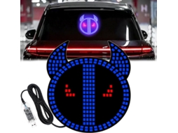 Luzes De Led Para Carro Com Efeito Olho Demônio, Luzes De Led Com Expressão Demoníaca Para Carro, Luzes De Led