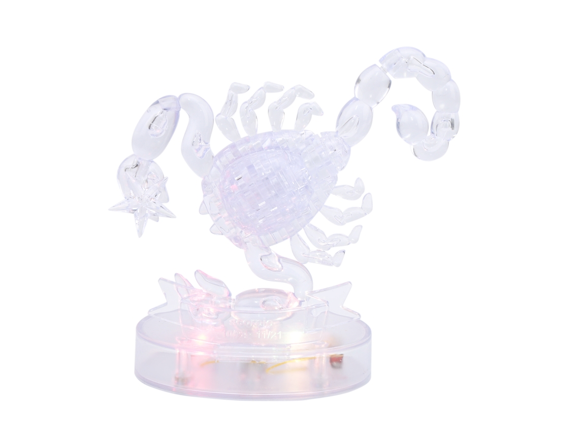 Ats puzzle de Cristal Diy com Base Iluminada Rompecabeças para Crianças Brinquedo Decoração