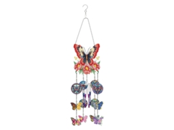 Kit De Sinos De Vento Com Pintura Diamante Pontilhada Faça Você Mesmo, Acessórios Decorativos Resistentes E Charmosos Para Varandas E Pátios Slowmoose