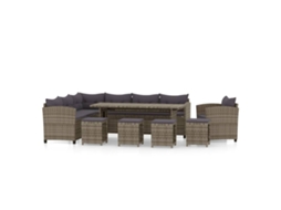 Garden Lounge Set, Garden Lounge Sets Vidaxl Cinzeto Rattan / Vime (n/a)
