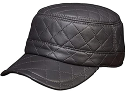 Casquette de Beisebol em Couro Verdadeiro Homens com Doublure SFUSHOS