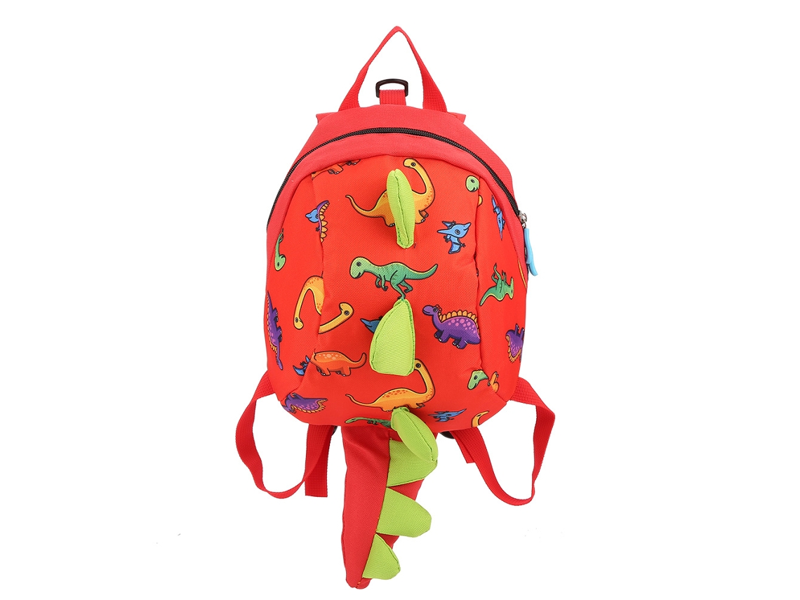 Mochila Infantil De Dinossauro Com Design De Zoológico E Personagens Animados Para Crianças Pré-escolares