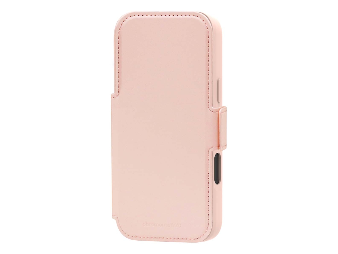 Capa Carteira Com Função Suporte Para Iphone 17 Pro Max Material Icon Rosa