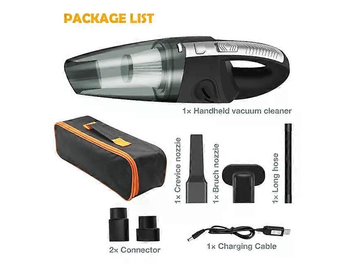 Aspirador De Pó Sem Fio Para Carro 9000pa, Sucção Potente De Ciclone, Limpeza Portátil E Doméstica, Mini Aspirador De Pó Sem Fio Aquaforge