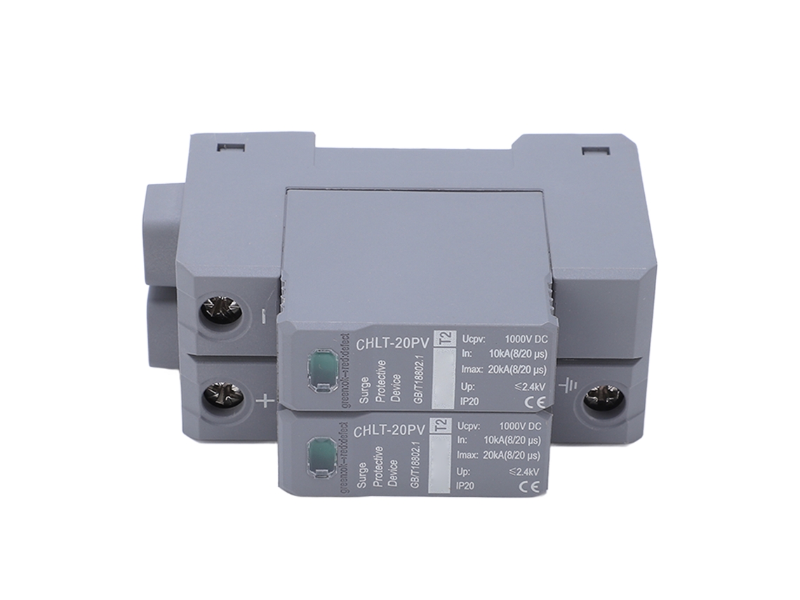 Protector de Tensão Dc 36mm Rail 10‑20ka 2p 1000v S/MARCA