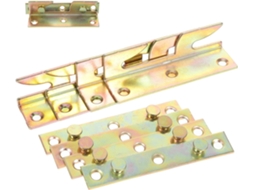 Suportes De Metal Para Cabeceira Cama, Dobradiças De 10cm 4 Polegadas, 8 Peças, Ferragens Resistentes Para Laterais De