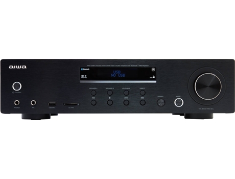 Amplificador Bluetooth Aiwa AMU-120BTBK - Preto