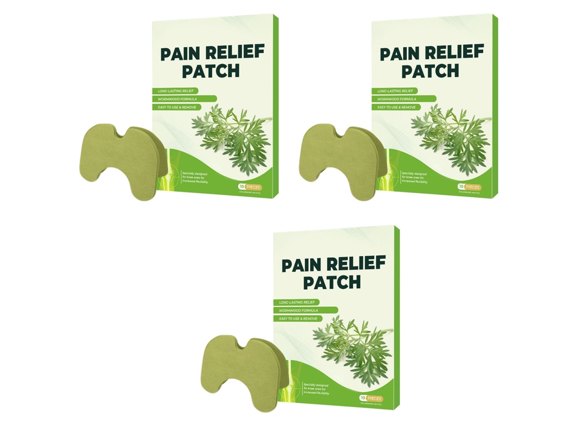 Parches de Artemísia Verde para Joelhos, 3 Unidades para Conforto e Relaxamento LAXISCREED