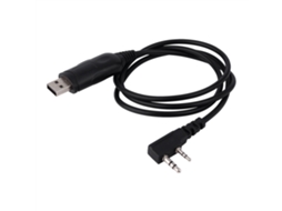 Cabo De Programação Usb Para Rádios Walkie Talkie Baofeng Wanhua Kenwood Uv 5r Com Driver