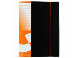 Pasta Classificadora GRAFOPLAS 100 Capas Preto A4 Tampa Dura