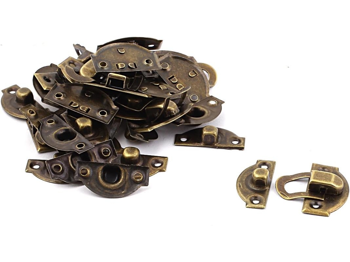 Fecho de Caixa de Joias Diy em Tom Bronze, 15 Peças CHABERLU (a25b0e537df62db01894fa0a51124b2e)