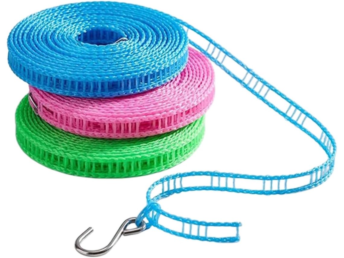 Corda Para Varal, Pacote Com 3 Unidades, Para Secar Roupa
