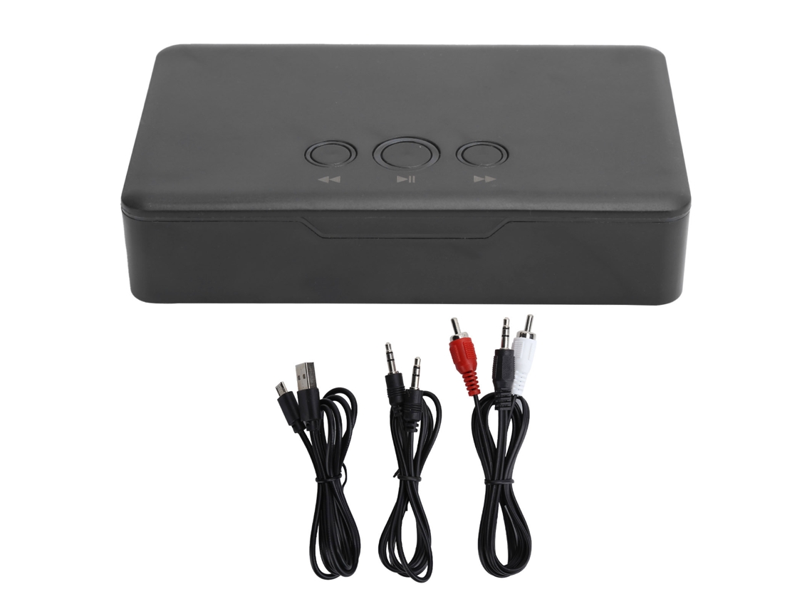 Aetheria receiver Bluetooth 5.0 Adaptador Áudio Sem Fio 3.5mm Aux Saída com Reprodução Usb