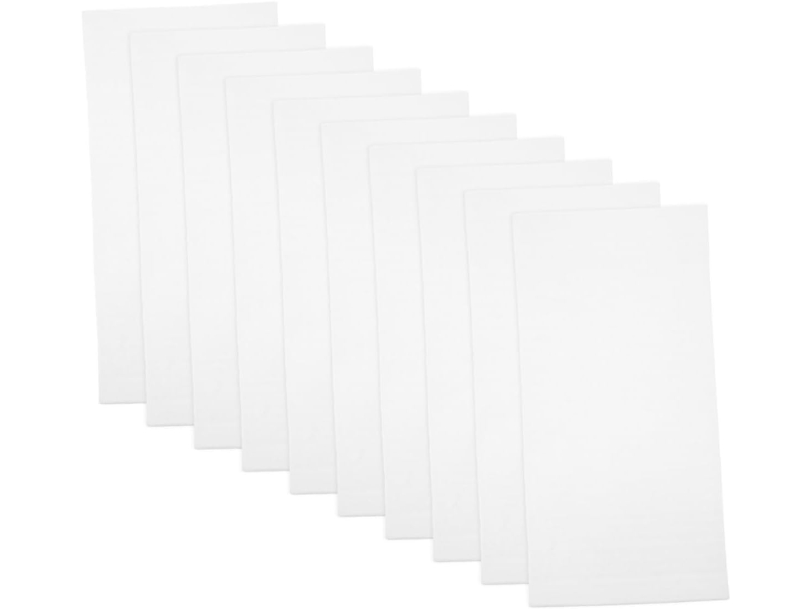 Pacote com 100 Sacos de Espuma EPE Branca, Fáceis de Recortar, Antichoque e Leves para Embalagem em Expedições.