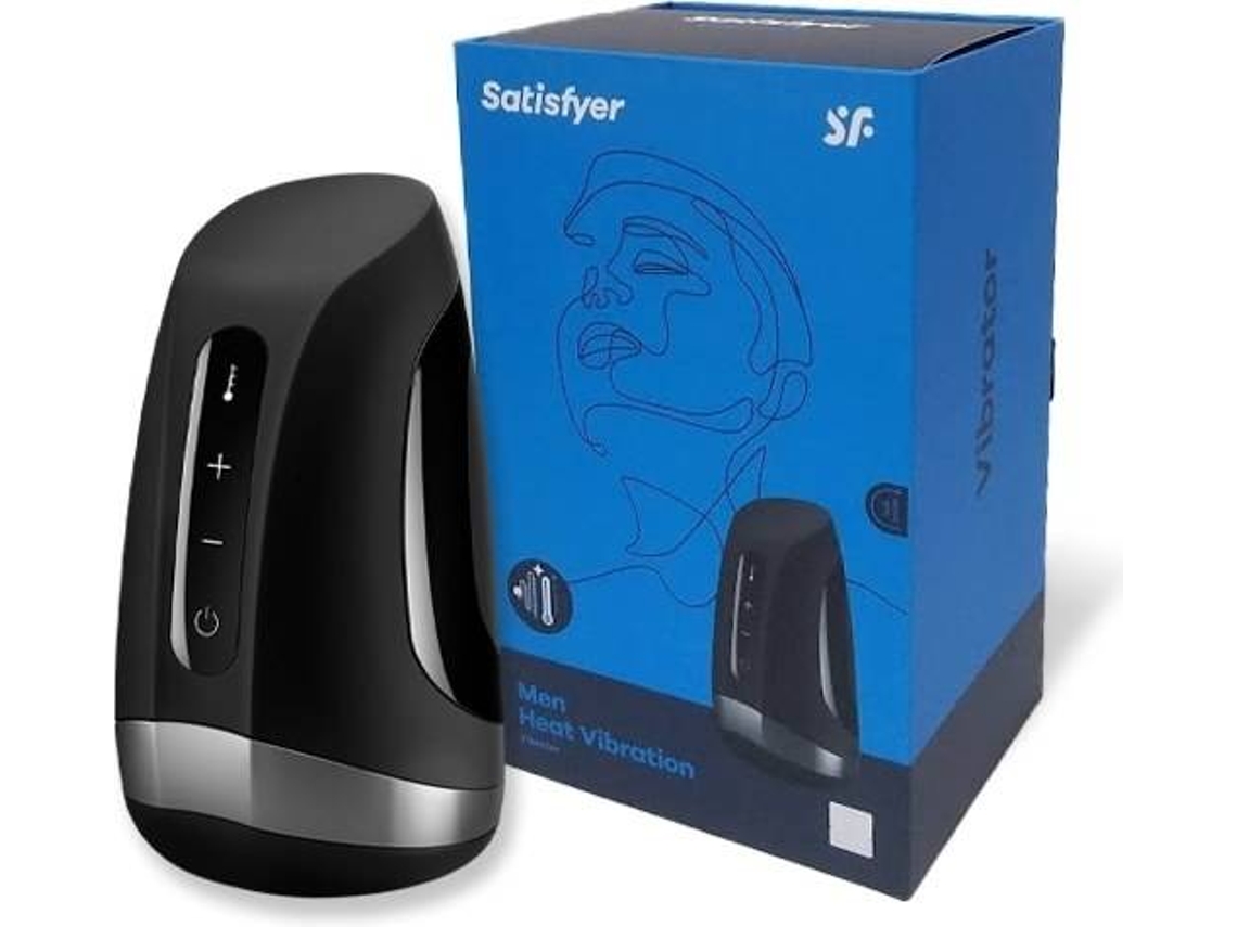 Masturbador SATISFYER Heat Vibration Men com Carregador Usb (Preto ...