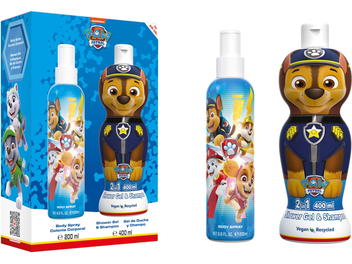 Coffret PATRULHA PATA Spray Corporal + Gel de Duche (200 + 400 ml)
