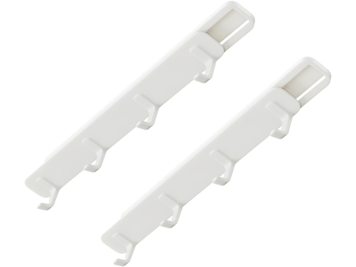 Gancho Removível Para Porta Traseira, 2 Peças, Plástico Resistente, Se