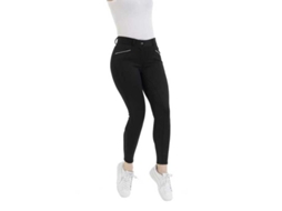 Calça de Montar com Assento de Silicone Claudine Preto 42Equitheme