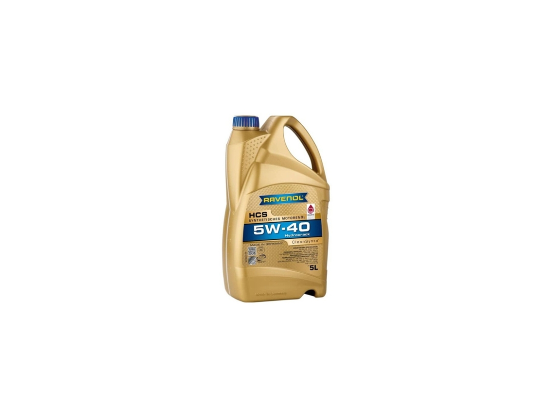 Óleo RAVENOL Hcs 5W40 | Worten.pt