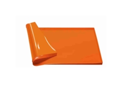 Capinha Protectora Silicone Antiaderente Para Grelha 36 Polegadas Laranja