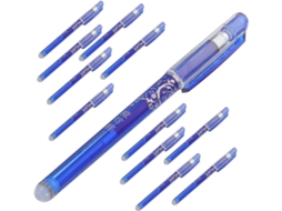 Conjunto De 12 Canetas Esferográficas Apagáveis Happyyami 0,5 Mm Com
