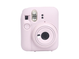 Capa Protetora De Silicone Macio Para Fujifilm Instax Mini 12 Rosa