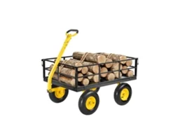 Carrinho De Jardim Em Aço 2 Em 1 De 2125 X 750 X 670 Mm Carga De 544,31 Kg Vevor