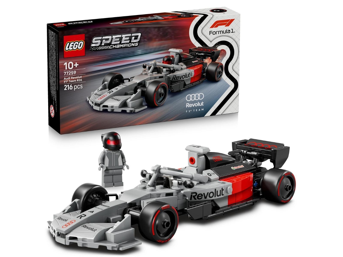 Lego® 77259 Speed Champions Carro De Corridas Audi Revolut F1® Team R26 Set Construível - A Partir Dos 10 Anos