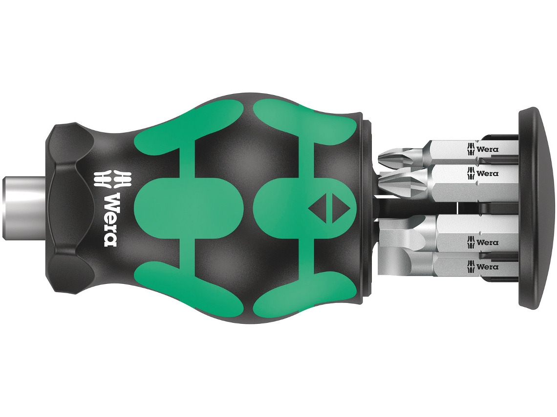 Porta-Bits Para Chave De Fenda Versão Extra-Curta Kraftform Kompakt Stubby Bit Titular Reservatório 5 WERA 05008878001