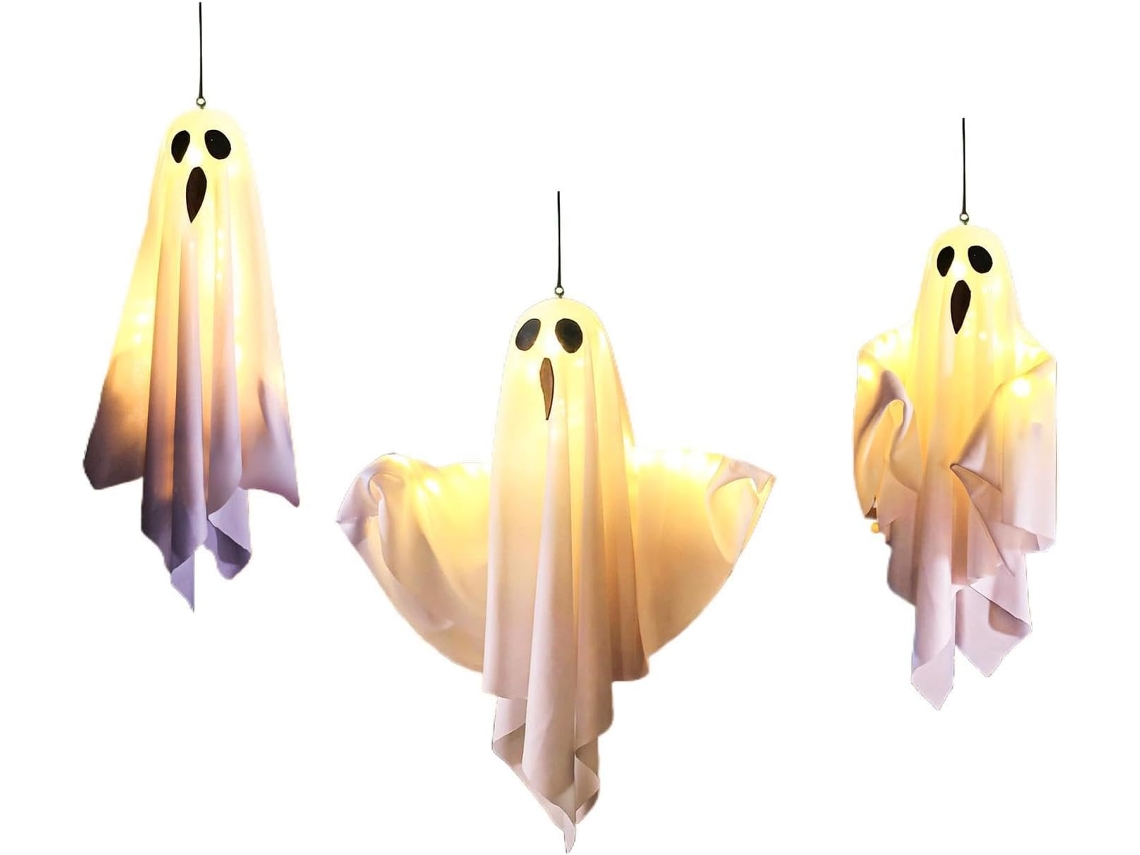 Decorações De Halloween Com Fantasmas, Assustadoras E Festivas
