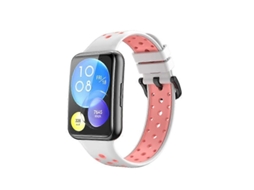 Pulseira De Silicone Bicolor Para Huawei Watch Fit 2