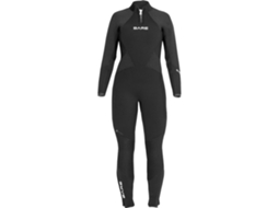 Mulher com Fato de Mergulho Evoke Full 2022 5 Mm Preto 4Bare