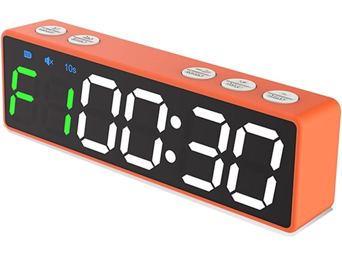 Relógio SFUSHOS Digital Led, Grande, com Cronômetro Esportivo