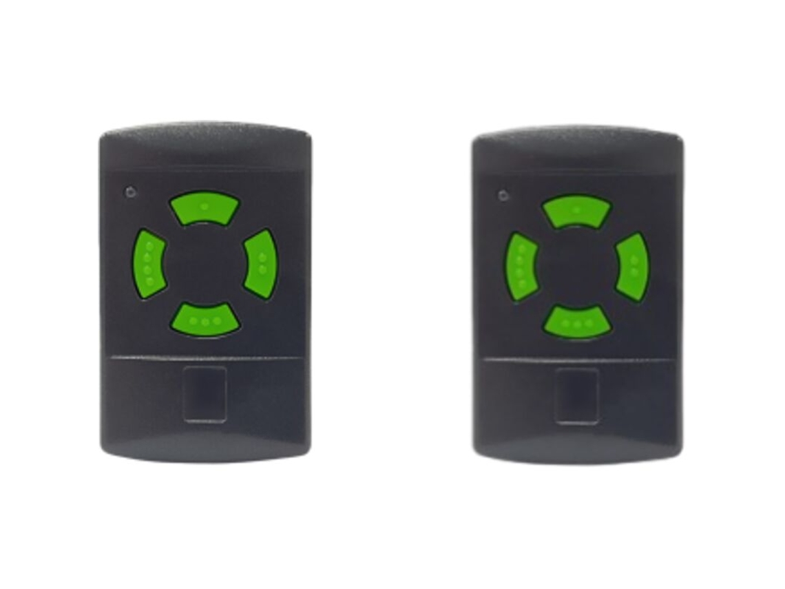 Compatível Com Controle Remoto De Porta Garagem 26, 995 Mhz Hsm4 Hs4 Hse4 Hsm2 Hse2(2 Unidades) Preto 0, 05